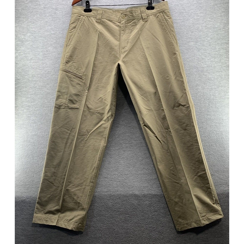 Columbia Men's Outdoor Hiking/Camping Tan Pants Size 36x30 (A8)